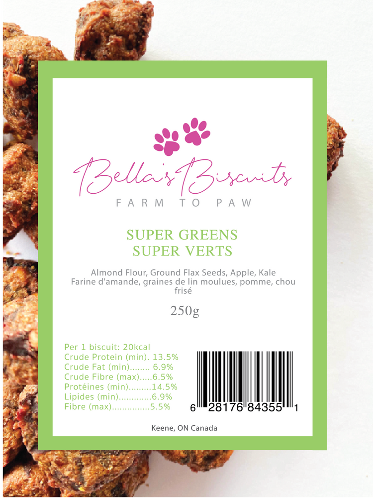 
            
                Load image into Gallery viewer, Bella&amp;#39;s Biscuits- Super Greens
            
        