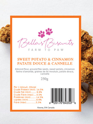 
            
                Load image into Gallery viewer, Bella&amp;#39;s Biscuits- Sweet Potato &amp;amp; Cinnamon
            
        