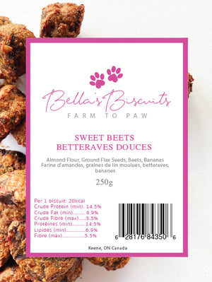 
            
                Load image into Gallery viewer, Bella&amp;#39;s Biscuits- Beet &amp;amp; Banana
            
        